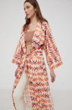 Cumpara ieftin Answear Lab kimono culoarea portocaliu, oversize, modelator