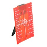 Placa tinta rosie pentru nivel laser, cu scala &icirc;n cm si inci, NEO TOOLS