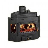 Focar de semineu tip centrala, Prity AW16, 6,6 kg/h, 1110 x 690 x 730