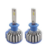 Cumpara ieftin Set 2 LED-uri Auto Techstar&reg; T1, H1, 35w, 8000 Lumeni, 6000K, AUTO, 12-24 Volti, CREE, Canbus, Radiator Aluminiu