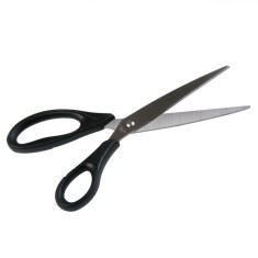 Foarfecă Universală, Model Negru, Lungime 21cm, Oțel Inoxidabil