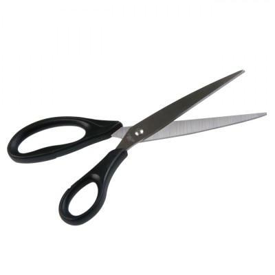 Foarfecă Universală, Model Negru, Lungime 21cm, Oțel Inoxidabil foto
