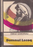 Emile Gaboriau - Domnul Lecoq, roman politist clasic, carte beletristica, investigatie, mister, suspans, romana, 1986, 492 pagini, stare buna
