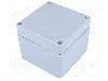 Carcasa aluminiu, 100mmx100mmx81mm, IP66, BOPLA - 1116000