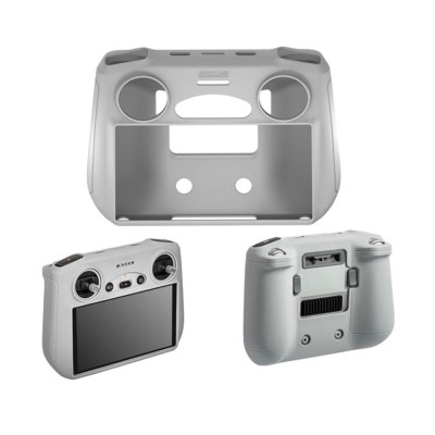 Protectie silicon, STARTRC pentru telecomanda DJI RC, antipraf si antisoc, gri foto