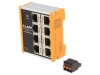 Switch Ethernet neadministrabil 8 porturi 18-30VDC