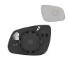 Geam oglinda exterioara cu suport fixare Opel Karl, 06.2015-; Chevrolet Spark (M300), 2015-, Dreapta, geam convex; cromat, View Max