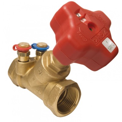 Robinet reglare debit coloane, cu prize de masurare, scaun inclinat Herz STROMAX DN 40 foto