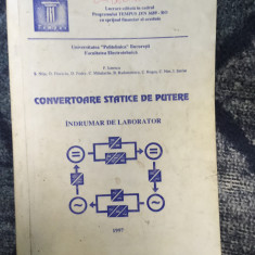 w1 Convertoare statice de putere - indrumar de laborator - F. Ionescu