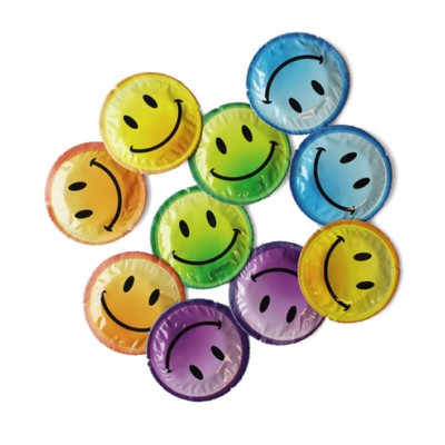 Prezervative EXS Smiley Face, 10 bucati foto
