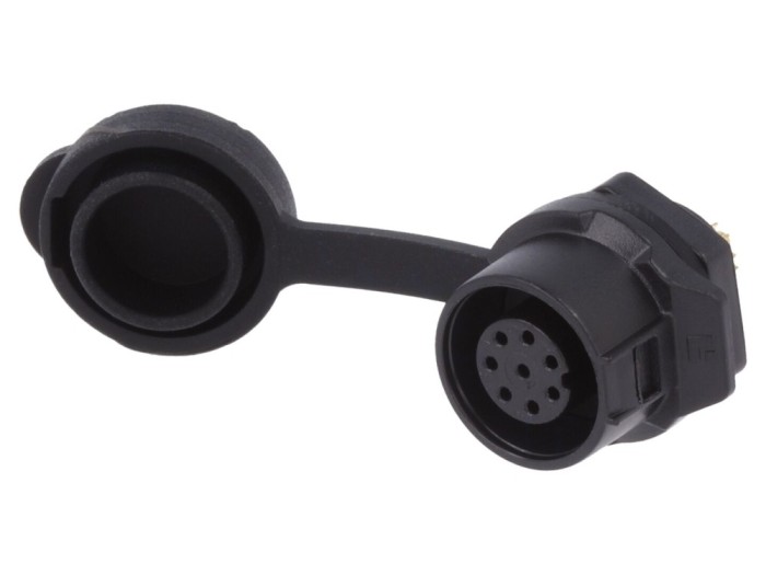 Conector circular mamă 8 pini IP67