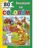 Invatam sa coloram 80 imagini, 3-5 ani