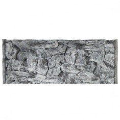 Fundal acvariu 3D 100 x 40 cm ? GRI PIATRA foto