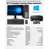 KIT PC: monitor, tastatură, mouse și imprimantă