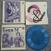 Disc Flexi Melodia URSS &#039;70-&#039;80: Boney M, Italian Pop, Baccara, 17.5cm (7&quot;). Vinil Folie Plastic, Fara Coperta (3 cu)