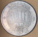 ROMANIA MONEDA 1000 LEI 2001/ PIESA DIN POZE/ P