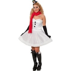 Costumatie Miss SnowMan XS
