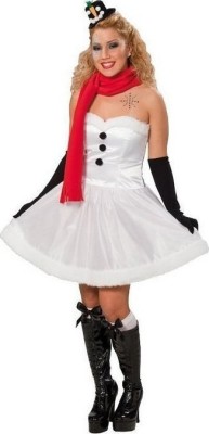 Costumatie Miss SnowMan XS foto