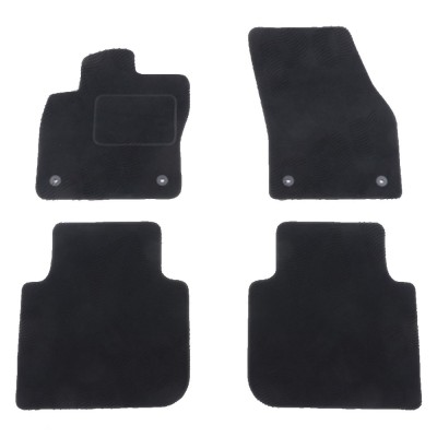 Set covorase auto mocheta Velor SKODA KODIAQ, 10.2016-, negru, foto