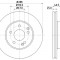 Disc frana MERCEDES C-CLASS Combi (S202) (1996 - 2001) KRIEGER 0950004088