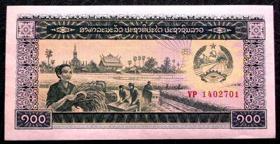 LAOS 100 Kip 1979 UNC necirculata ** foto