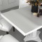 vidaXL Folie de protecție masă, mat, 140 x 90 cm, PVC, 1,6 mm 288266