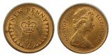 z668 MAREA BRITANIE MONEDA 1/2 NEW PENNY 1980 REGINA ELISABETA A DOUA IN STARE NECIRCULATA UNC