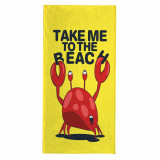 Prosop de plaja To the Beach, Oyo Concept, 70x140 cm, policoton, multicolor