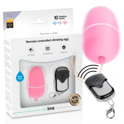 ONLINE - REMOTE CONTROL VIBRATING EGG M PINK foto