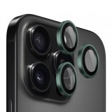 Folie de protectie Camera Spate Blueo Metal Frame pentru Apple iPhone 13 Pro Max / 13 Pro, Sticla Securizata, Verde