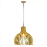 PENDUL TAVAN DIN LEMN E27 MAX 60W D45 X 45CM, V-TAC
