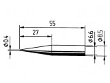 V&acirc;rf 0,4mm pentru ciocan de lipit stație