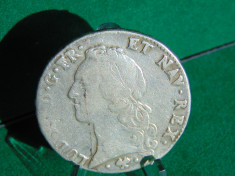 Moneda argint Ecu (cr53) foto