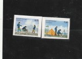 Groenlanda 2007 - Europa CEPT, Cercetasi , serie 2 valori, autocolante, MNH,Mi 482-483