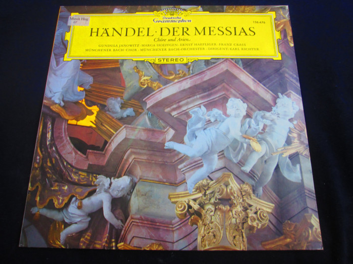 G.F. Handel - Chore und Arien &quot;Der Messias&quot; _ vinyl,LP _ Deutsche ( Germania)