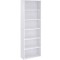 VASAGLE Biblioteca 6 rafturi, in stil scandinav, rafturi ajustabile, PAL, 60x24x179 cm, alb Household NewTrend