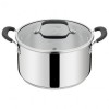 Oala Inox Inductie Tefal Jamie Oliver Home Cook 3.1L, Capac Sticla, Compatibila Plita Inductie