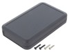Carcasă universală TAKACHI LC115-F2-D ABS Gri &icirc;nchis IP40 69x115x19.5mm Cu compartiment baterie