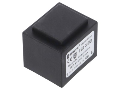 Transformator &amp;icirc;ncapsulat PCB 3VA 230V 9V foto
