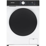 Masina de spalat rufe Daewoo DWD-CS6012, 6 kg, motor inverter, 1200 rpm, clasa A, 16 programe, butoane touch, usa dubla neagra, Alb