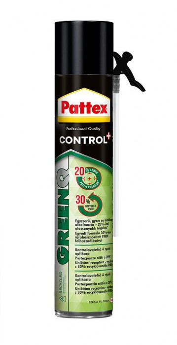 Spumă Pattex GreenQ, PU, spumă tubulară ECO, 750 ml