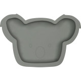 Tryco Silicone Plate Koala farfurie Olive Gray 1 buc