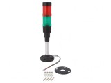 Coloană de Semnalizare LED Roșu/Verde 230VAC