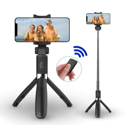 Selfie Stick, Trepied, Suport pentru telefon, 3 in 1, Bluetooth, telecomanda detasabila foto