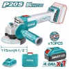 POLIZOR UNGHIULAR - LI-ION - 20V - 115MM (INCLUDE ACUMULATOR SI INCARCATOR) TOTAL