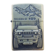 Bricheta Tip Zippo, 3D Relief, Metalica, King of 4wd M3