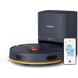 Robot de aspirare Seria 2000 XU2100/10, 2700 Pa, aspirator si mop,statie de golire automata, Wi-Fi, Navigare radar LDS, Filtru EPA11 lavabil, scanare, Philips