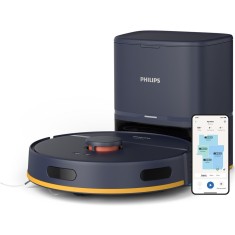 Robot de aspirare Seria 2000 XU2100/10, 2700 Pa, aspirator si mop,statie de golire automata, Wi-Fi, Navigare radar LDS, Filtru EPA11 lavabil, scanare