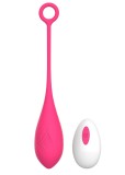 Ou Vibrator Belle Love Egg, 10 Moduri Vibratii, Remote Control, Silicon, USB, Roz, 20.4 cm, Mokko Toys, Velvet Obsession