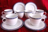 SET PORTELAN FRIESLAND GERMANIA MODEL LA BELLE BLAINE CESTI CAFEA CU FARFURII